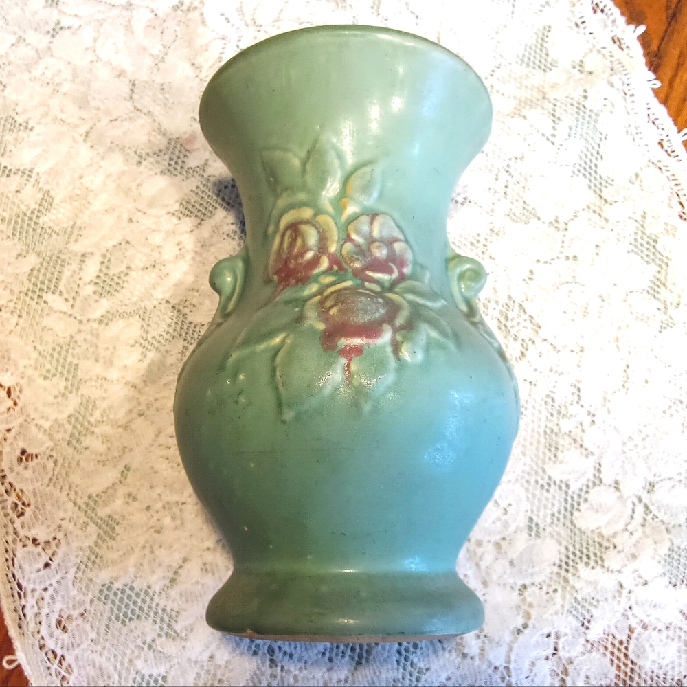 VTG Brush McCoy Vase 8"